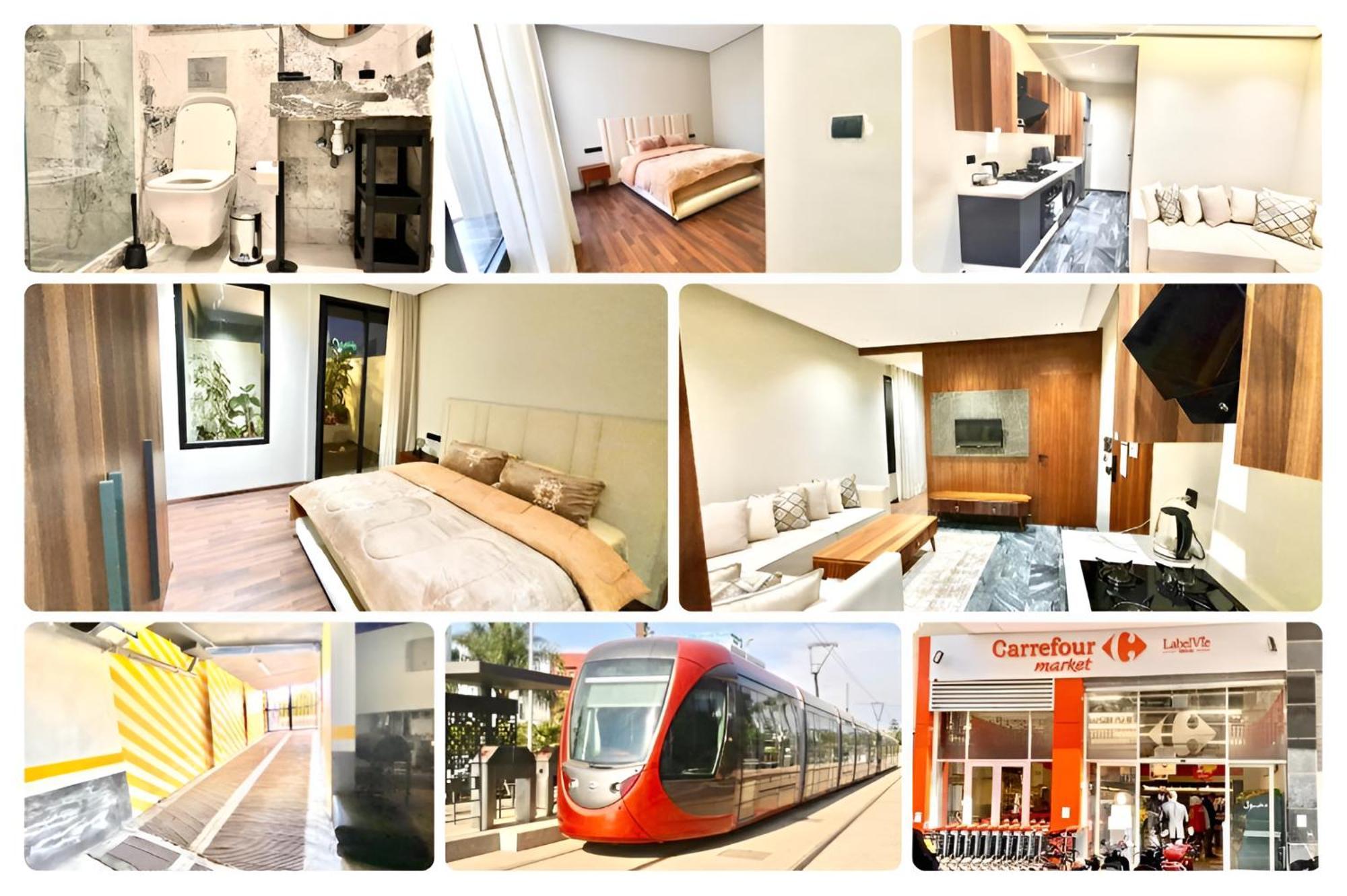 New Modern 1 Bedroom 1Min Fr Tramway Casablanca Exterior foto